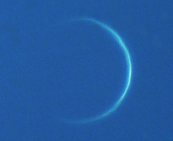 内合直前の細い金星（2004年）